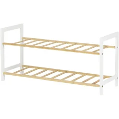 Range-chaussures en bambou 6 paires