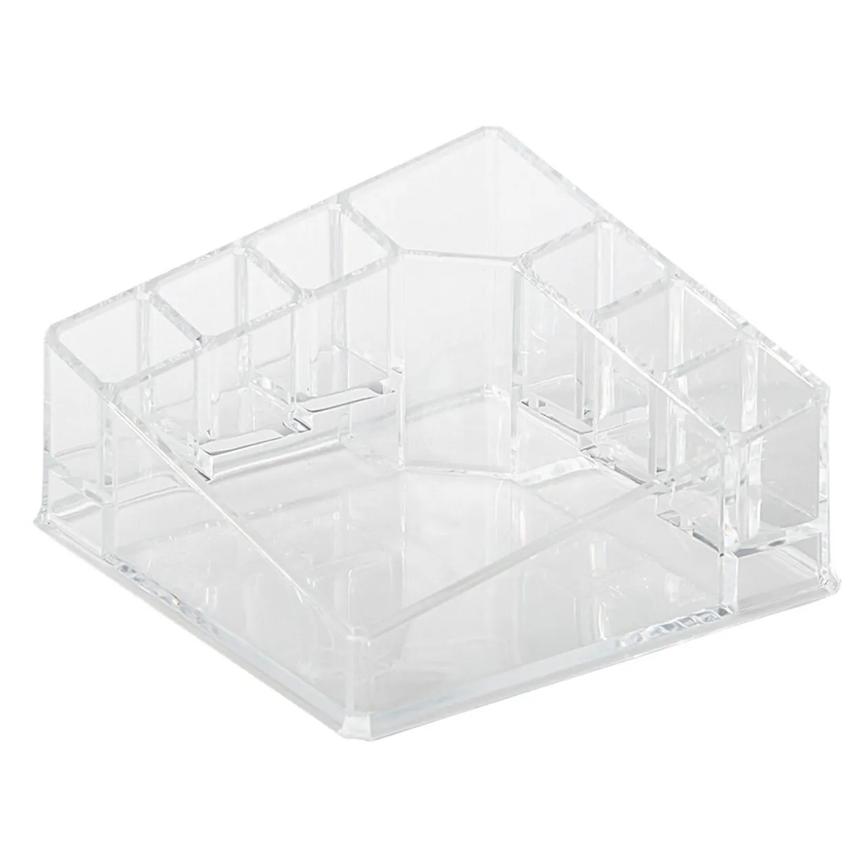 Rangement angle transparent