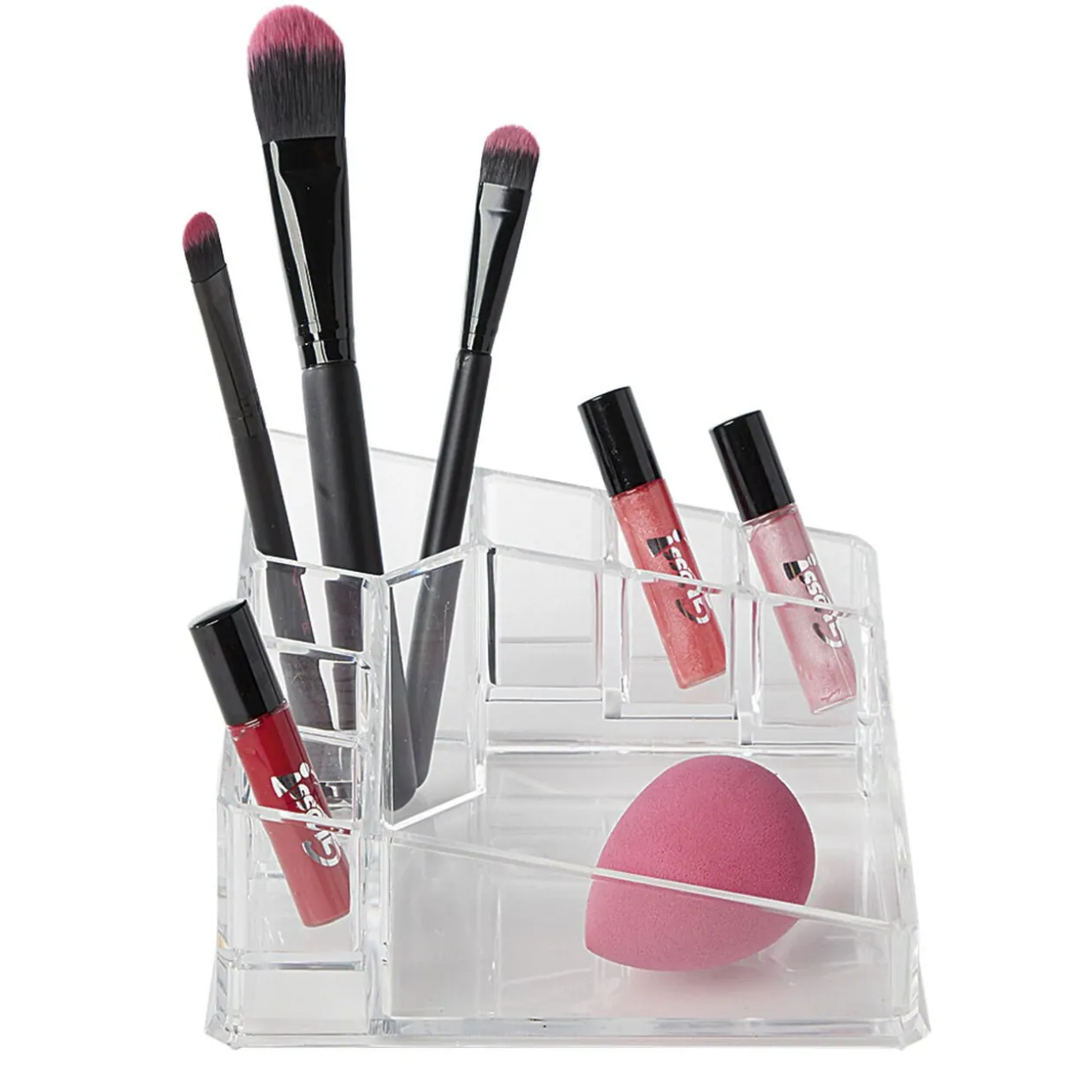 Rangement angle transparent