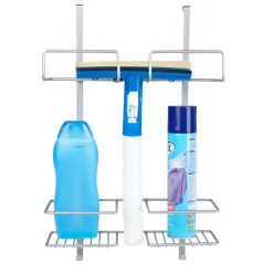 Rangement balai buanderie Metaltex