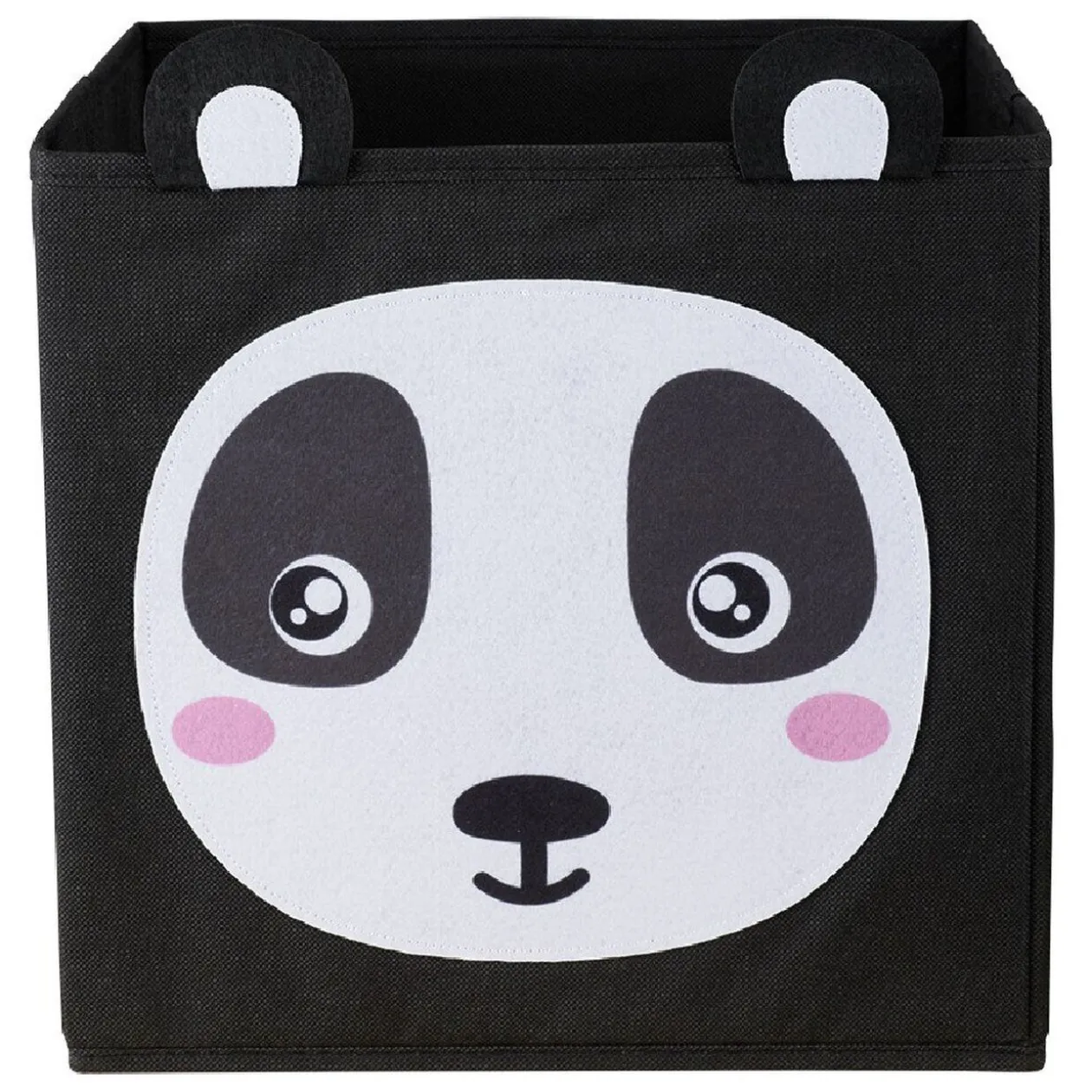 Rangement blanc motif animal