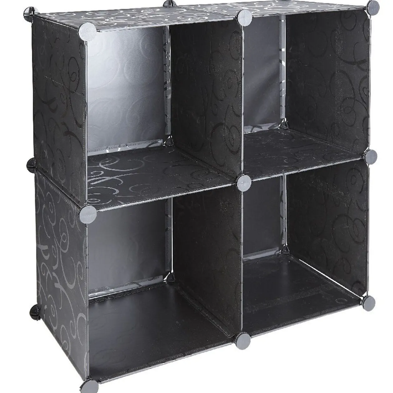 Rangement compartiment noir x4