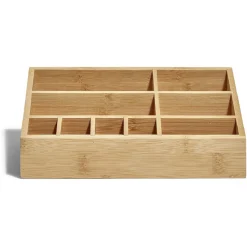 Rangement cosmétique en bambou