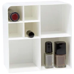 Rangement de cosmétique blanc 7 compartiments