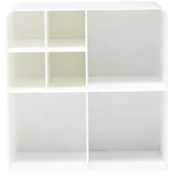 Rangement de cosmétique blanc 7 compartiments