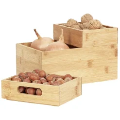 Rangement de cuisine superposable x 3