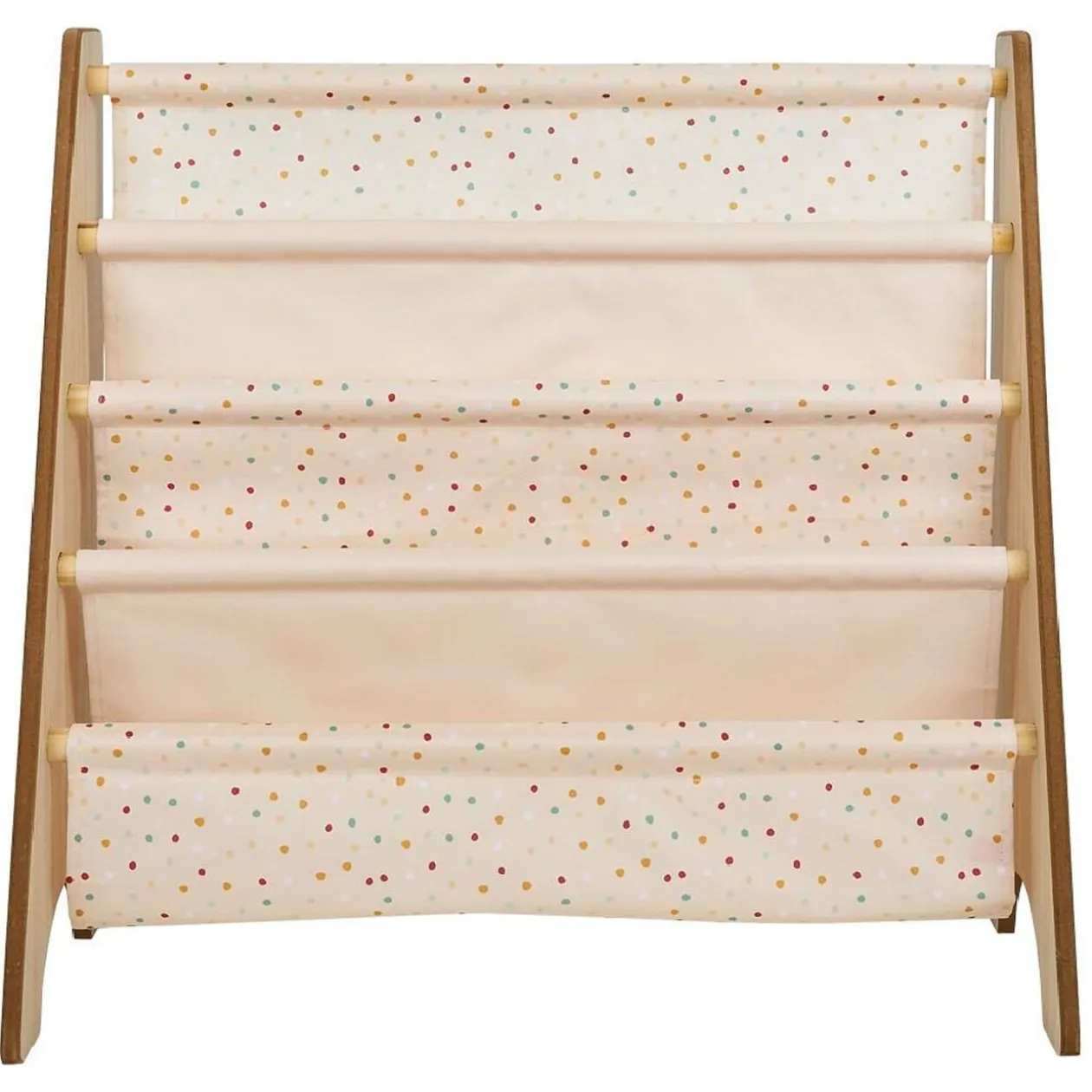 Rangement livres 4 niveaux 62xH60x25,5cm