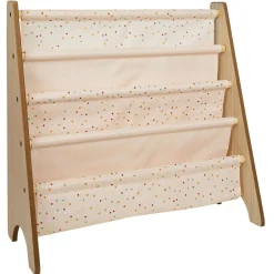 Rangement livres 4 niveaux 62xH60x25,5cm