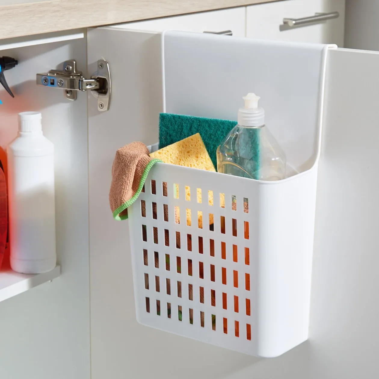 Rangement porte de cuisine blanc