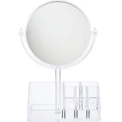 Rangement pour cosmétique avec miroir 9 compartiments 20x15xH5cm