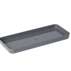 Rangement pour tiroir plastique gris