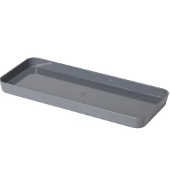 Rangement pour tiroir plastique gris