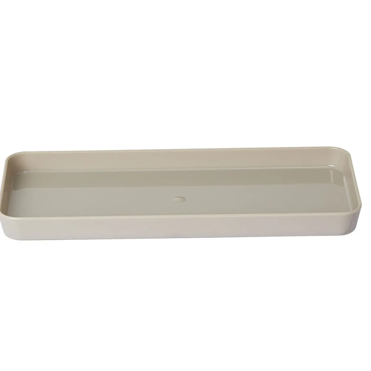 Rangement pour tiroir plastique taupe