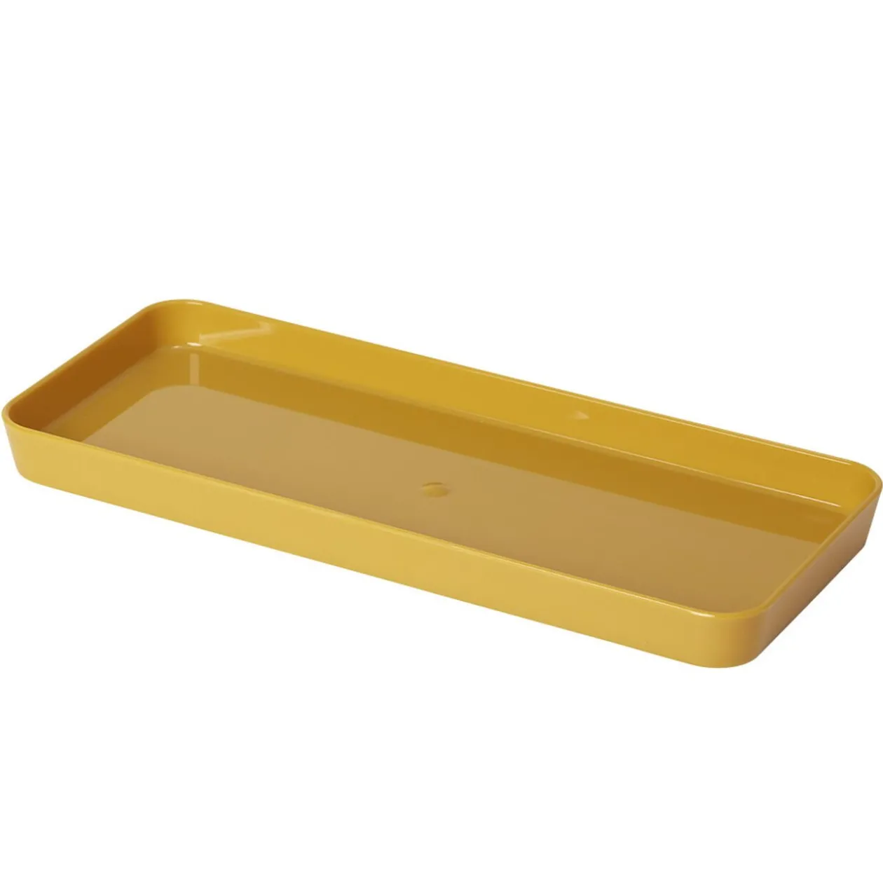 Rangement pour tiroir plastique jaune
