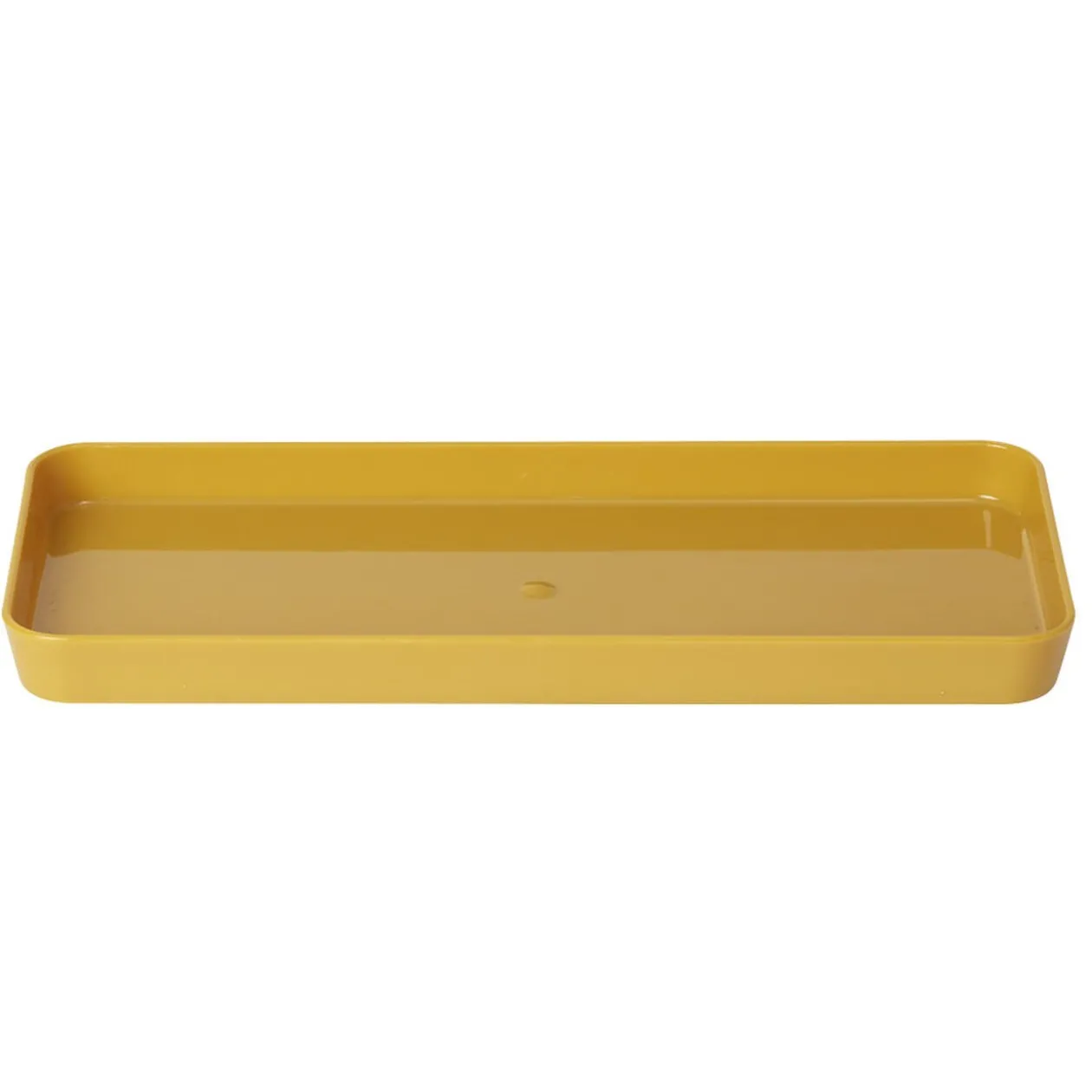 Rangement pour tiroir plastique jaune