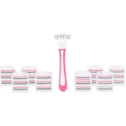 Rasoir et ses 25 têtes de rechange