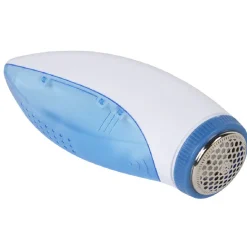 Rasoir textile électrique bleu et blanc