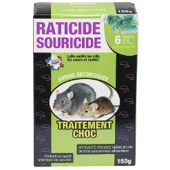Raticide souricide avoine décortiquée