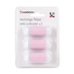 Recharge râpe électrique anticallosités x3