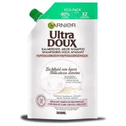 Recharge shampoing Garnier crème de riz et lait d'avoine bio 500ml