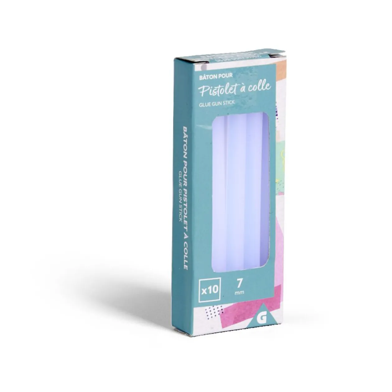 Recharges pour pistolet à colle Ø0,7x10cm 10 pièces