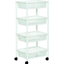 Resserre à légumes blanc 4 paniers