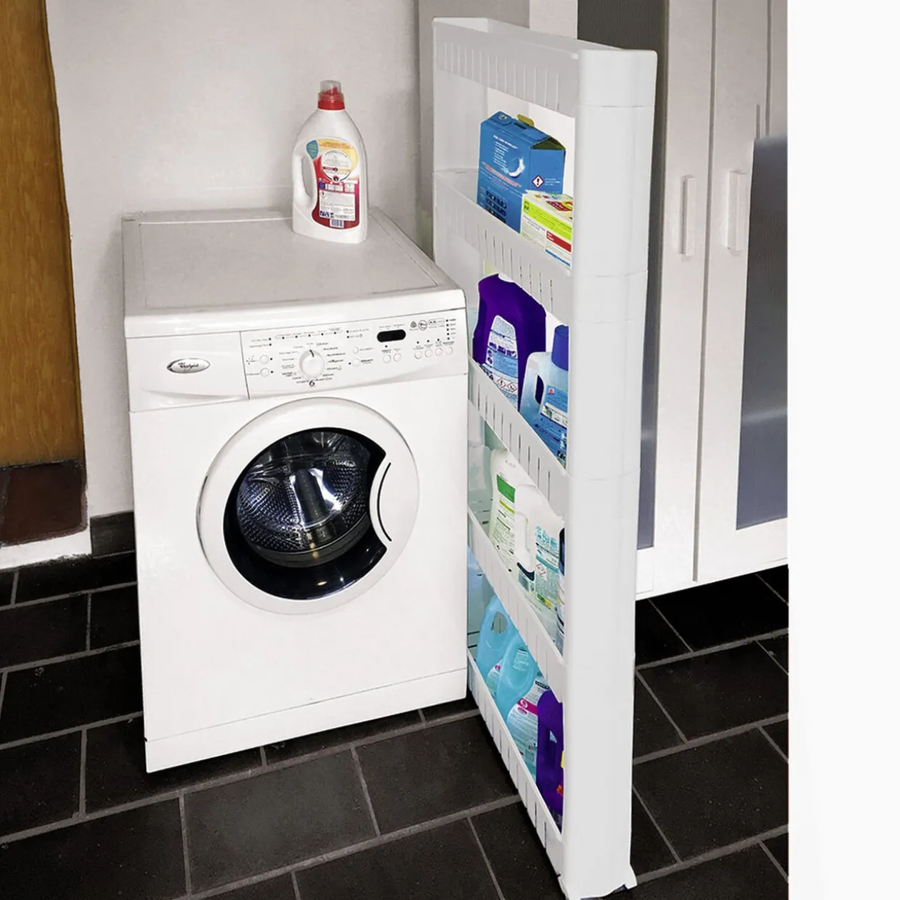 Resserre 2en1 avec fonction table blanc