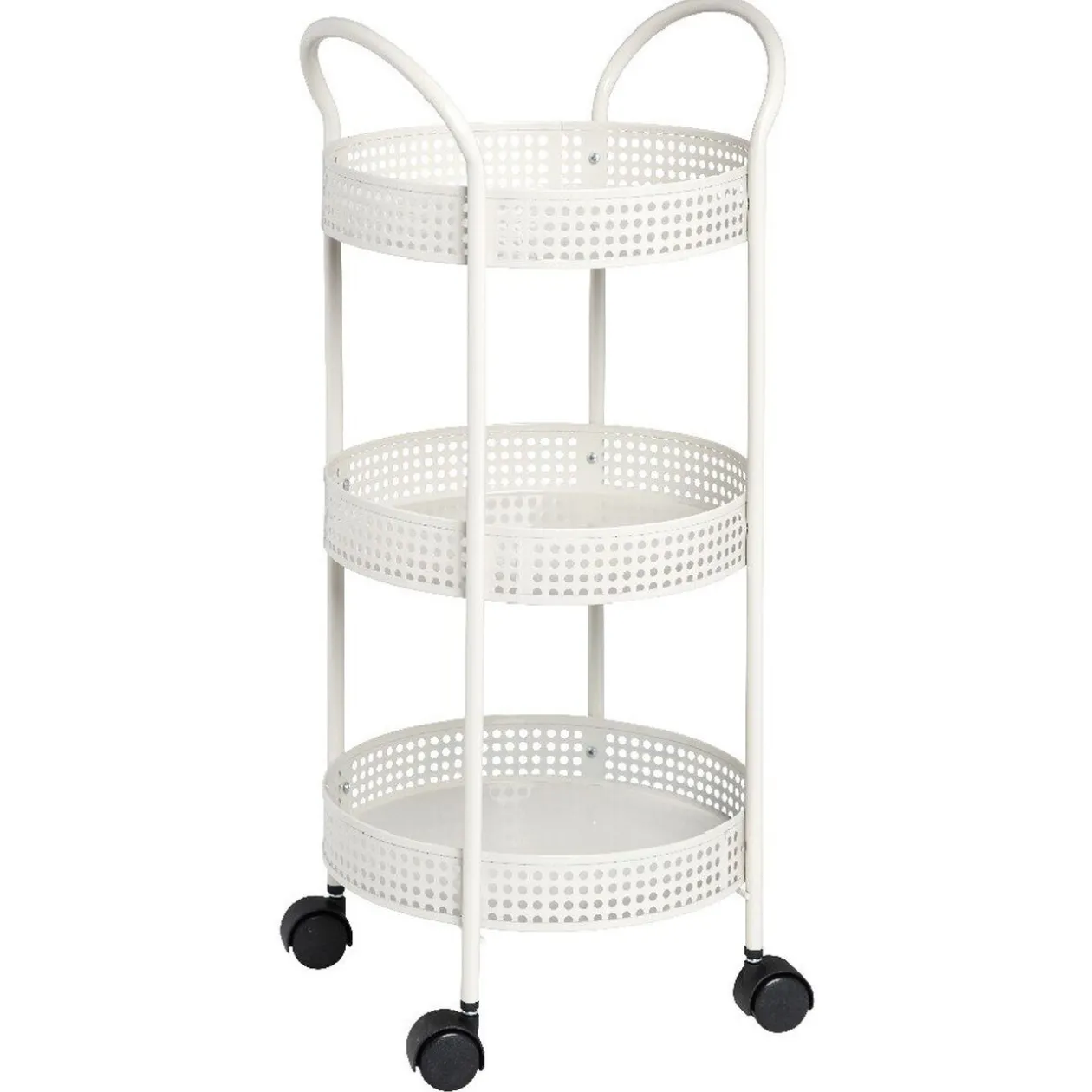 Resserre légumes à roulettes gris clair