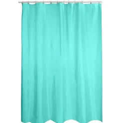 Rideau de douche bleu uni