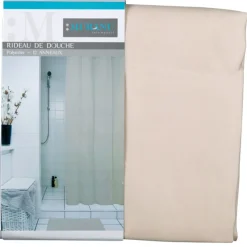 Rideau de douche crème