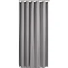 Rideau de douche effet lin 180x200cm polyester gris