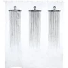 Rideau de douche motif douches