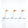 Rideau de douche motif poissons
