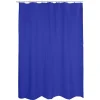Rideau de douche uni bleu