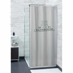 Rideau de douche Urban blanc et noir