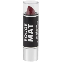 Rouge à lèvres rouge framboise mat