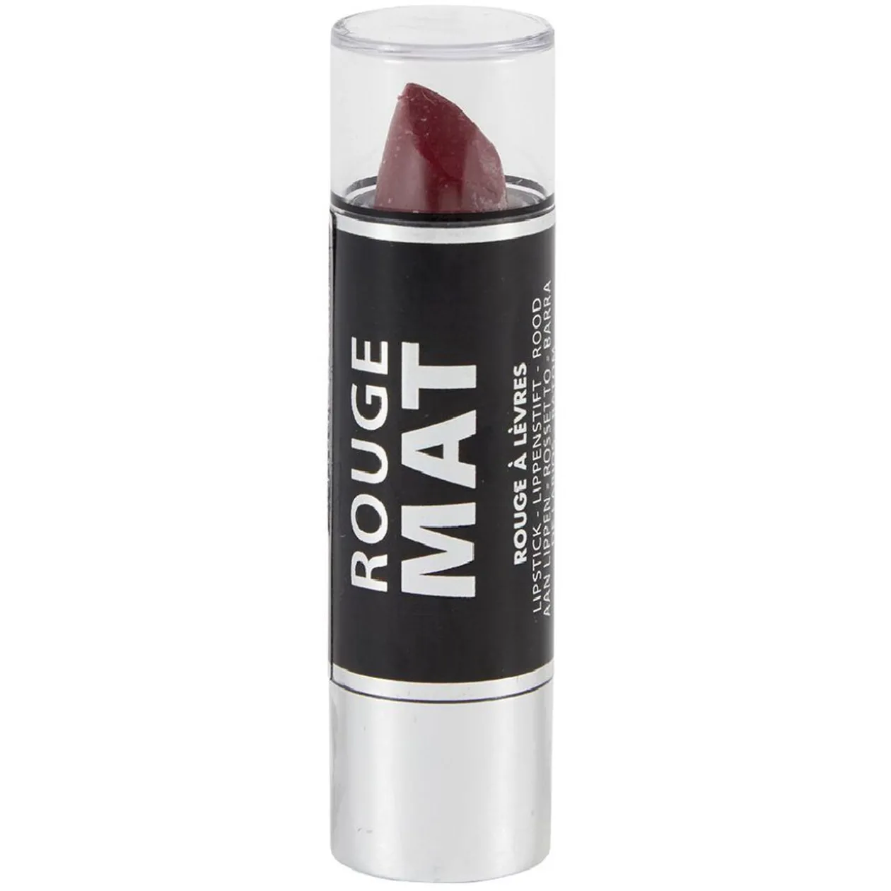 Rouge à lèvres rouge framboise mat