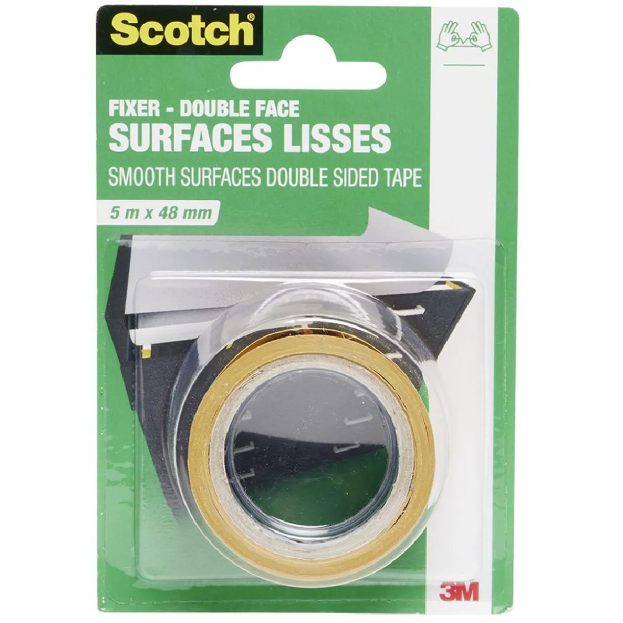 Rouleau adhésif double face Scotch L.5 m