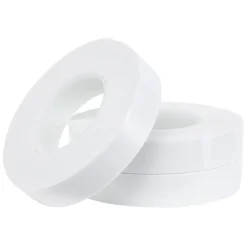 Rouleau adhésif double face L.2m blanc x3