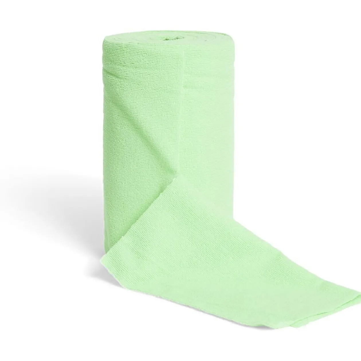 Rouleau de 50 chiffons en microfibre vert
