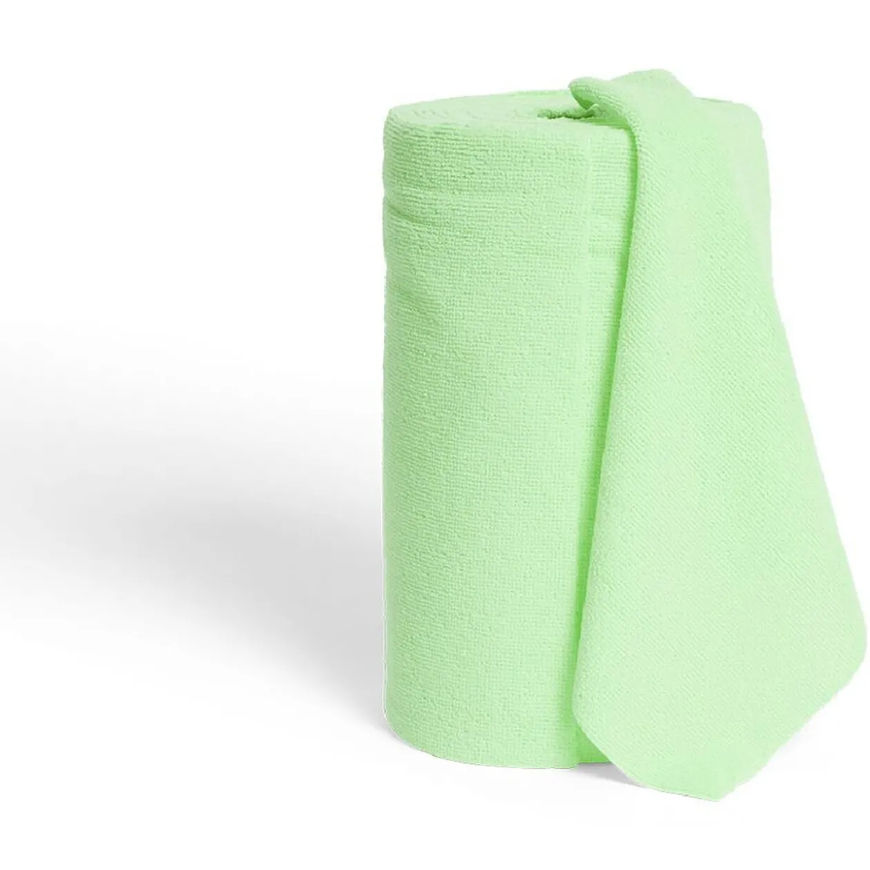Rouleau de 50 chiffons en microfibre vert
