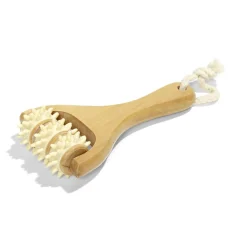 Rouleau de massage manuel en bois