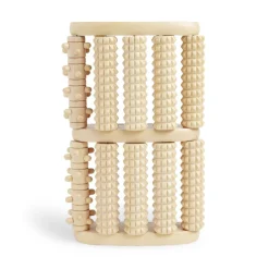 Rouleau de massage pour pieds en bois 28x18xH8cm