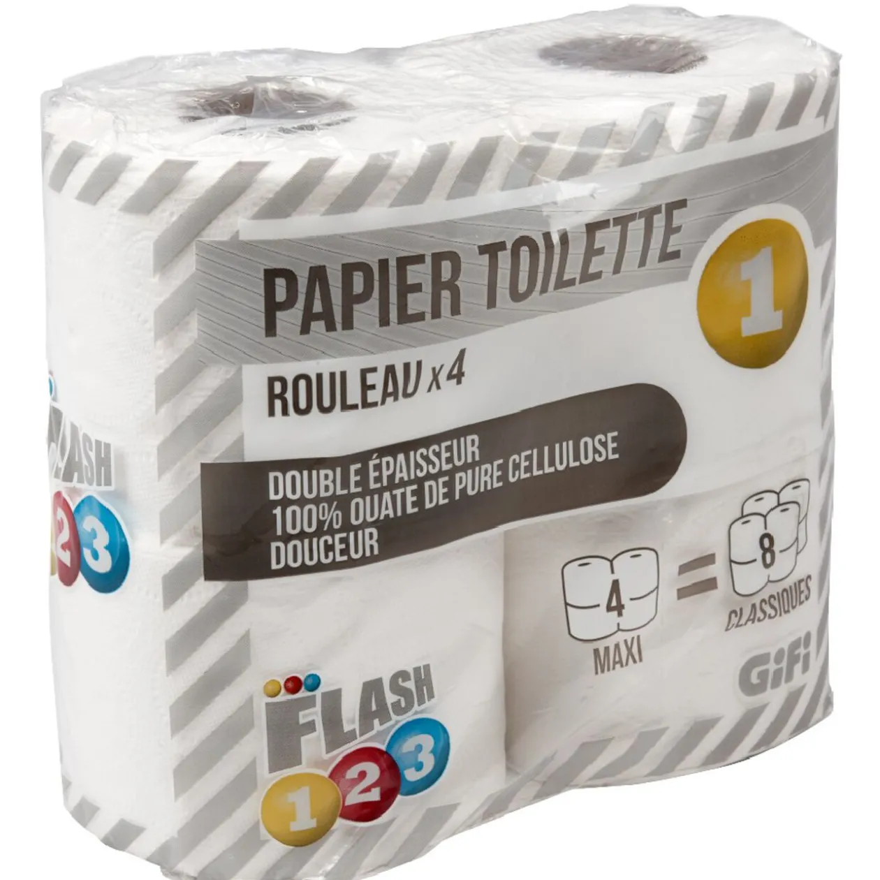 Rouleau de papier toilette 280 feuilles x4
