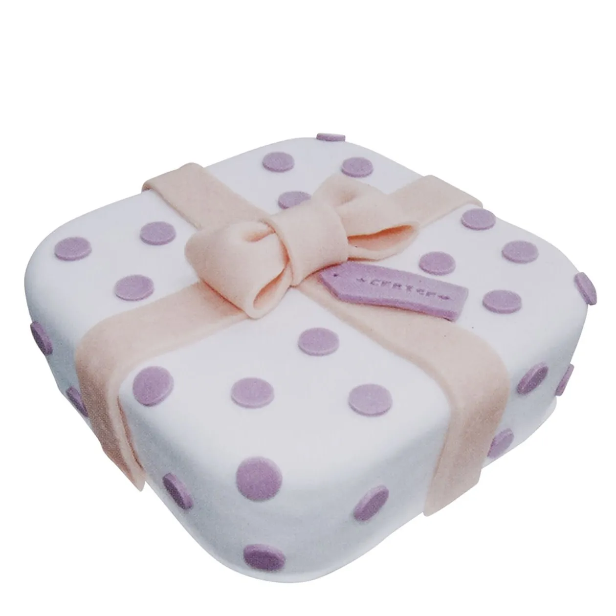 Rouleau de pâte à sucre blanc