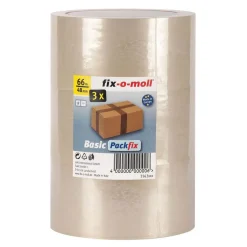Rouleau ruban adhésif transparent Fix-o-Moll x3