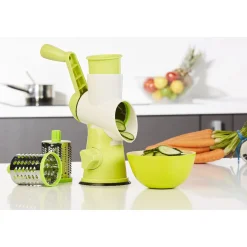 Râpe à tambour vert et blanc