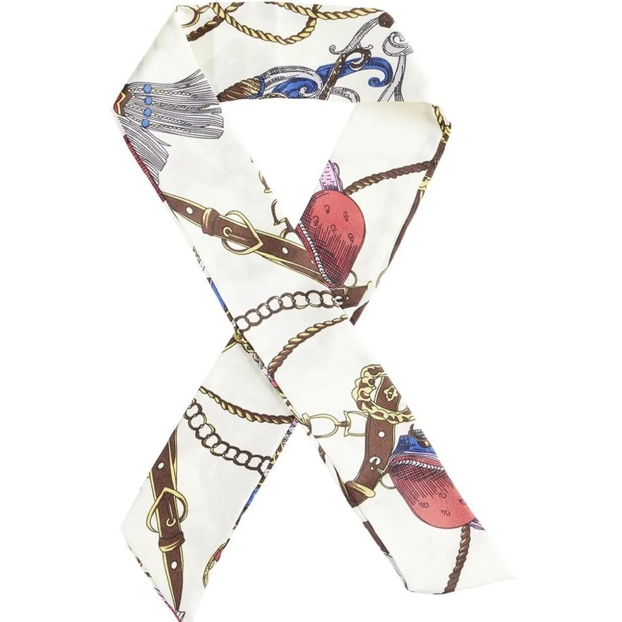 Ruban pour cheveux motif style foulard