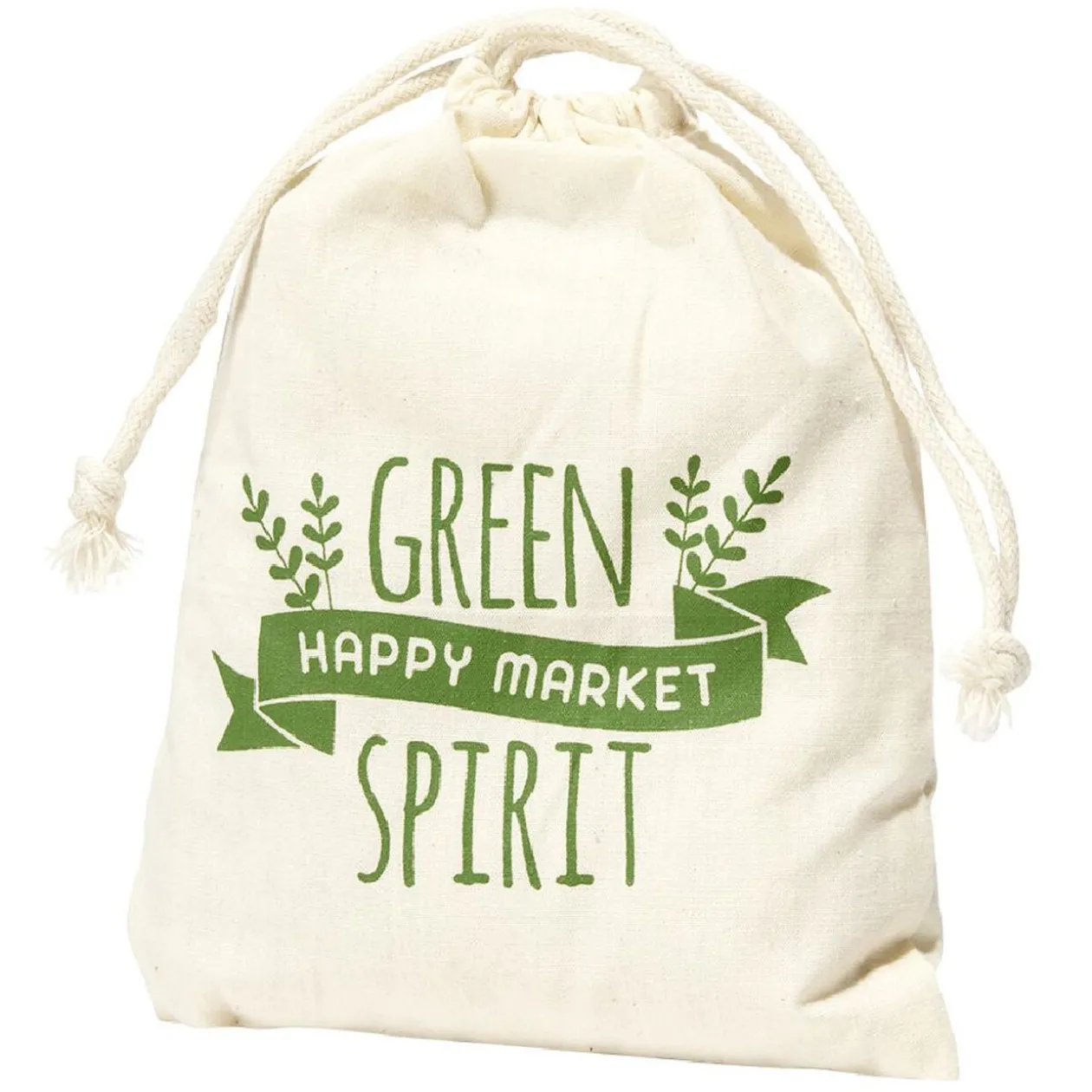 Sac à provisions réutilisable en coton 36x35cm