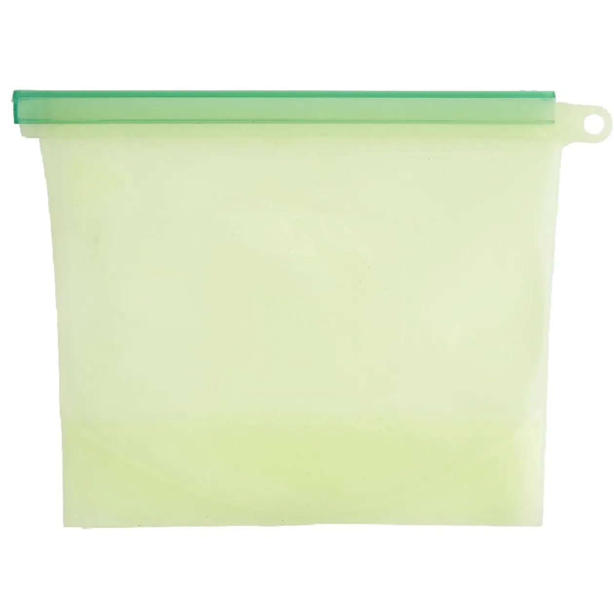 Sac de conservation alimentaire silicone réutilisable 1L x2